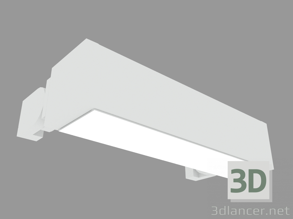 3D modeli Duvar lambası DOĞRUSAL ÇERÇEVE KISA (S5972N) - önizleme