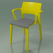 3D Modell Stuhl mit Armlehnen und Polsterung 3606 (PT00002) - Vorschau