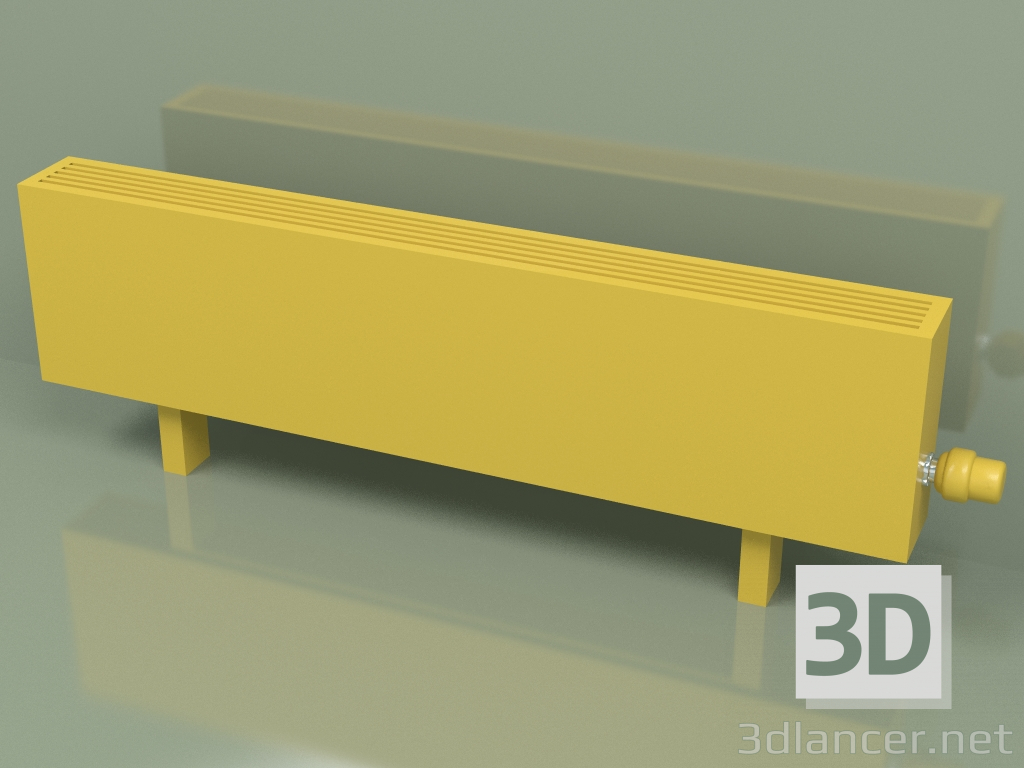 3D modeli Konvektör - Aura Comfort (240x1000x96, RAL 1012) - önizleme