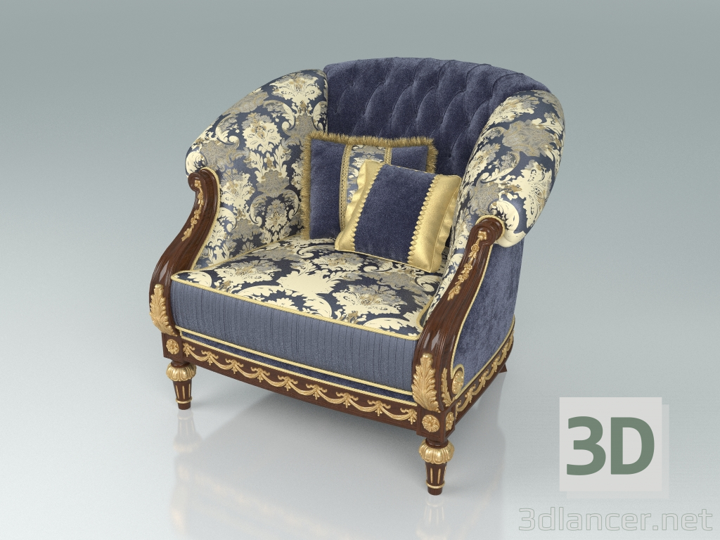 3d model Armchair (art. 14438) - preview