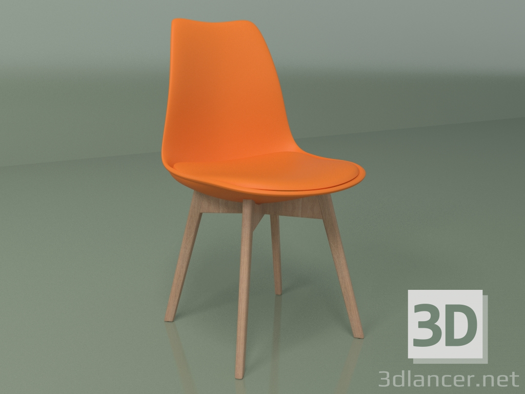 modello 3D Sedia Sephi (arancione) - anteprima