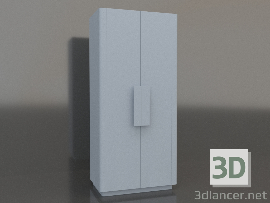 3D modeli Gardırop MW 04 boya (seçenek 1, 1000x650x2200, mavi gök) - önizleme