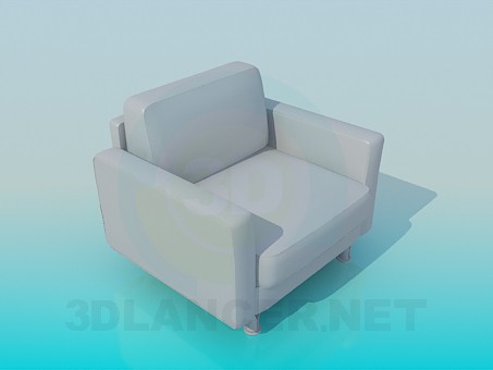 3d модель Кресло – превью 3d модель Кресло – превью