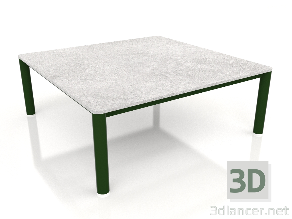 3d model Coffee table 94×94 (Bottle green, DEKTON Kreta) - preview