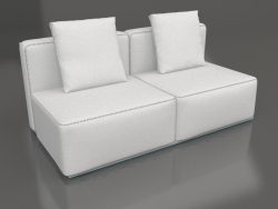 Sofa module, section 4 (Blue gray)