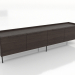 modèle 3D Meuble TV 1 GRAND 2200 mm (frêne noyer) - preview