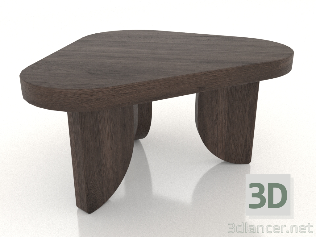 Modelo 3d Mesa de centro COBBLE (S, carvalho escuro) - preview