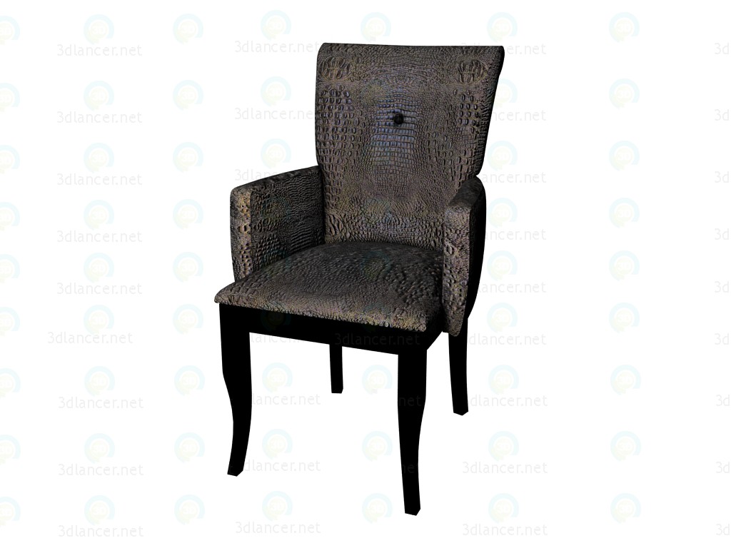 3d model Chair with armrests - preview