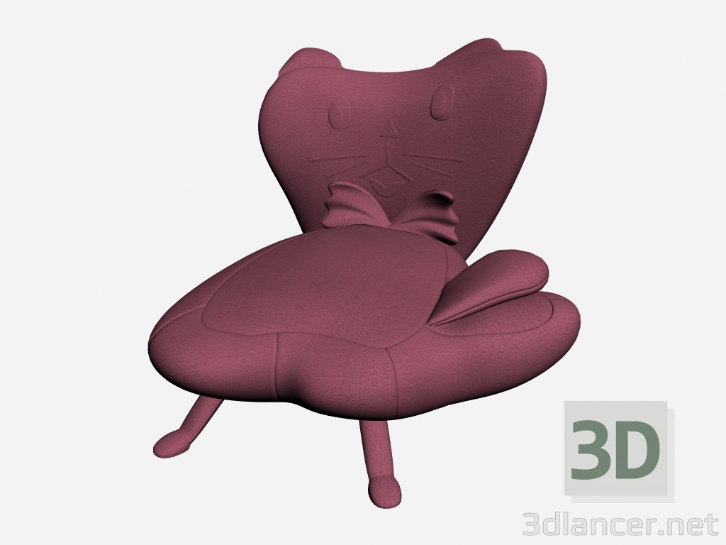 3D modeli Yüksek sandalye toddler bebek MICIO POLTRONCINA - önizleme