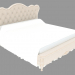 3D modeli Klasik tarzda çift kişilik yatak BN8830 (160х200) - önizleme