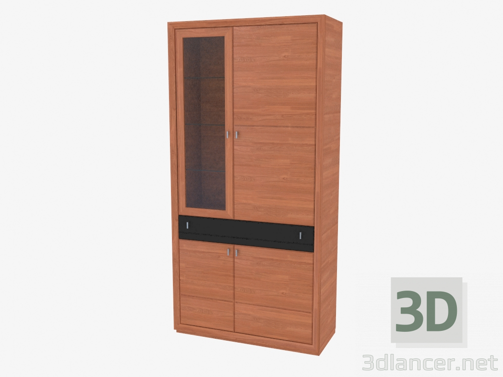 3d model Element of a furniture wall central (7460-27) - preview