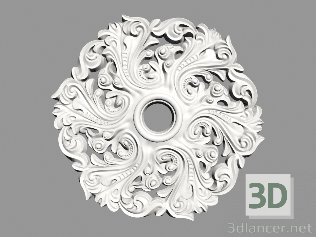 3d model Ceiling outlet (P92) - preview