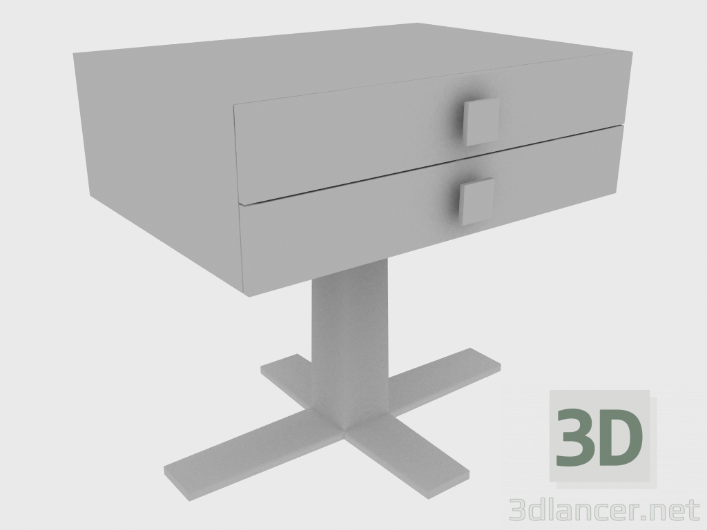 3 डी मॉडल बेडसाइड टेबल MIR BED SIDE TABLE (55x40xH52) - पूर्वावलोकन