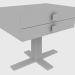 3D modeli Başucu masası MIR BED SIDE TABLE (55x40xH52) - önizleme