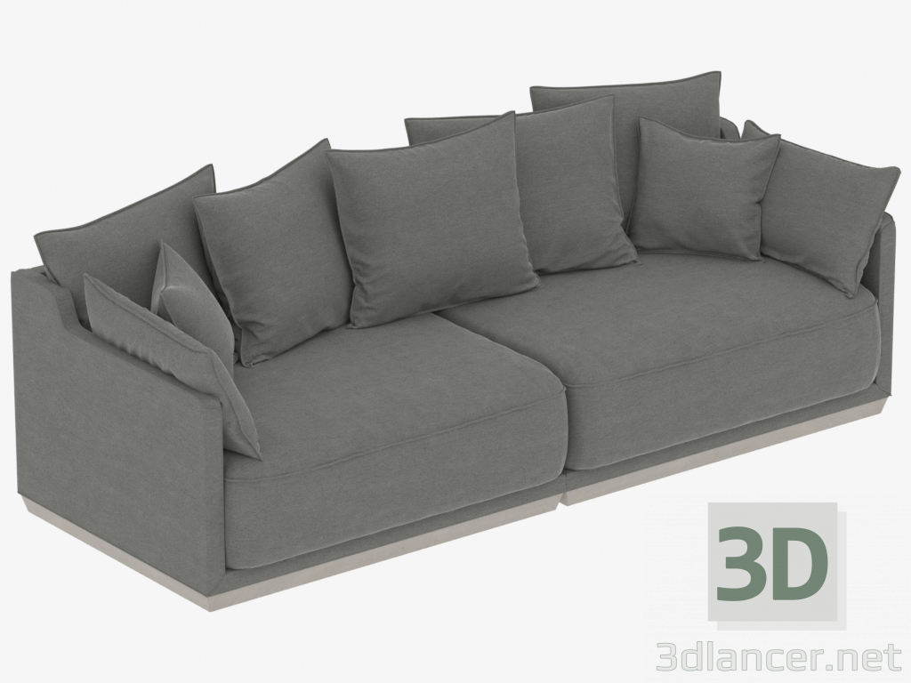 3D modeli Modüler kanepe SOHO 2480mm (sanat 801-802) - önizleme