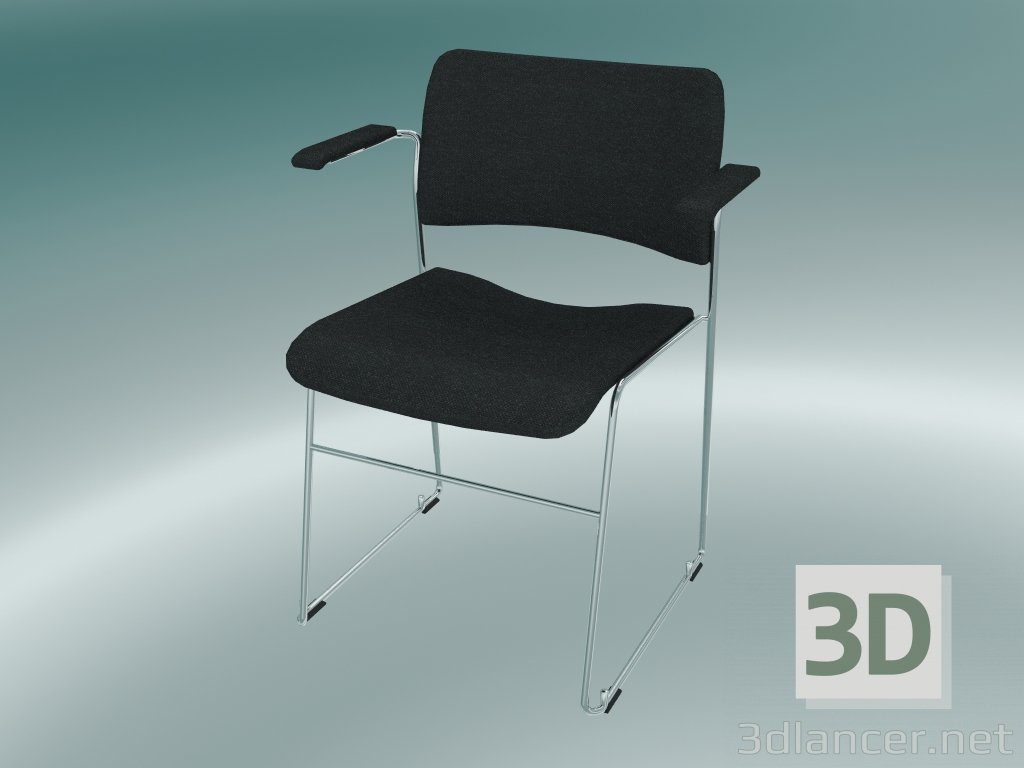 3d модель Кресло с обивкой – превью