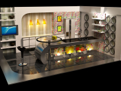 Virtual TV kitchen Studio Broadcast