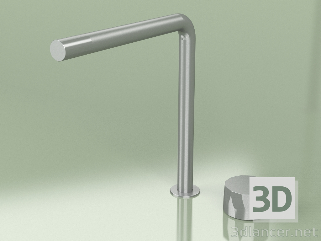 3d model 2-hole mixer with swivel spout (15 32 T, AS) - preview