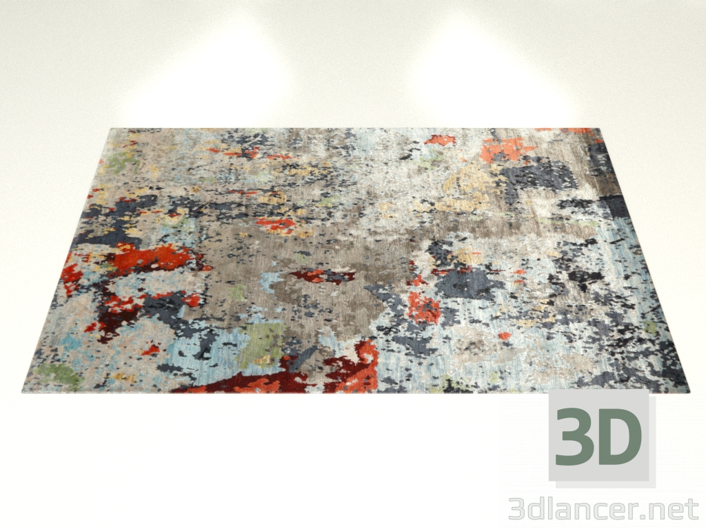 3d модель Вузликовий килим, дизайн Pluton – превью