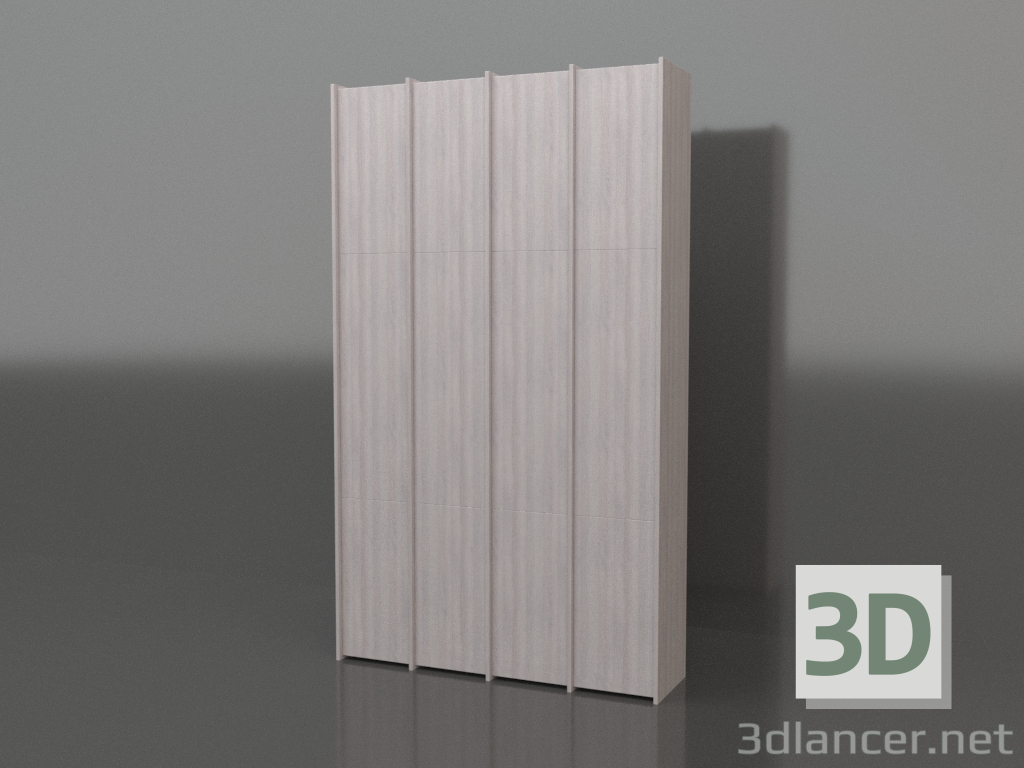 3D Modell Modulschrank ST 07 (1530x409x2600, Holz hell) - Vorschau