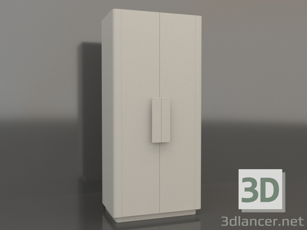 modello 3D Armadio MW 04 vernice (opzione 1, 1000x650x2200, beige) - anteprima