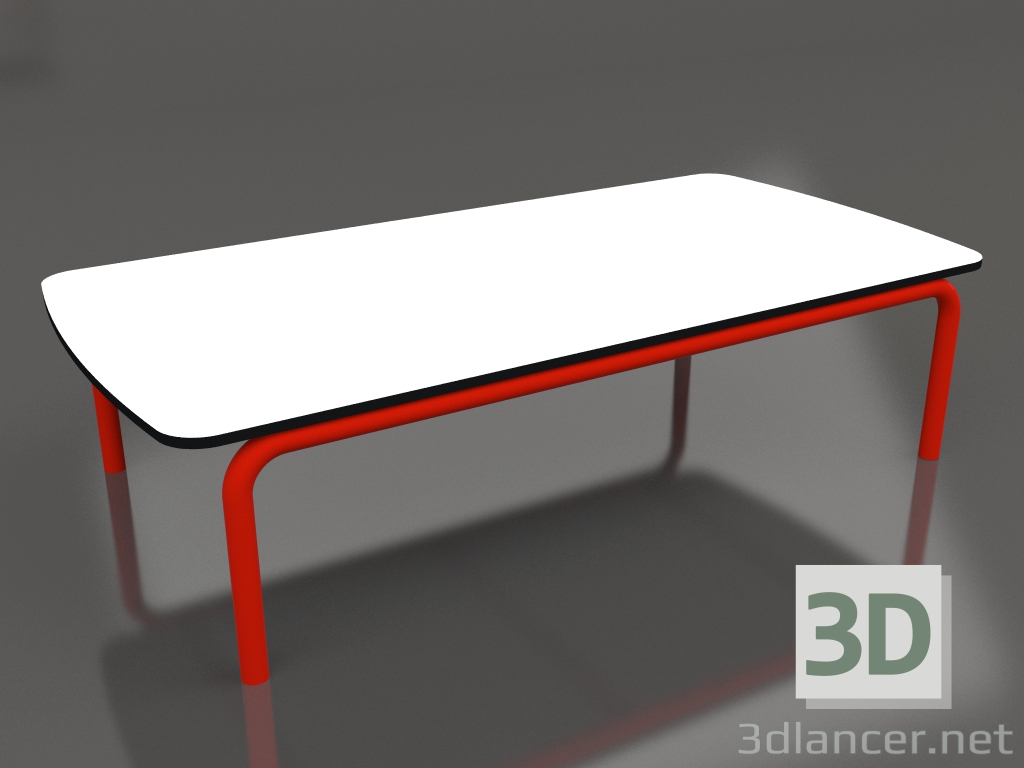 3d model Coffee table 120x60 (Red) - preview