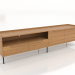 3d model TV stand LARGE OPEN 2200 mm (natural oak) - preview