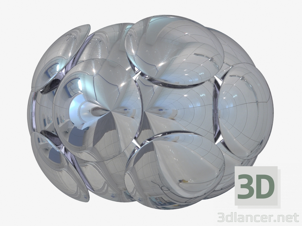 modèle 3D Applique ESPACE (MOD503-01-N) - preview