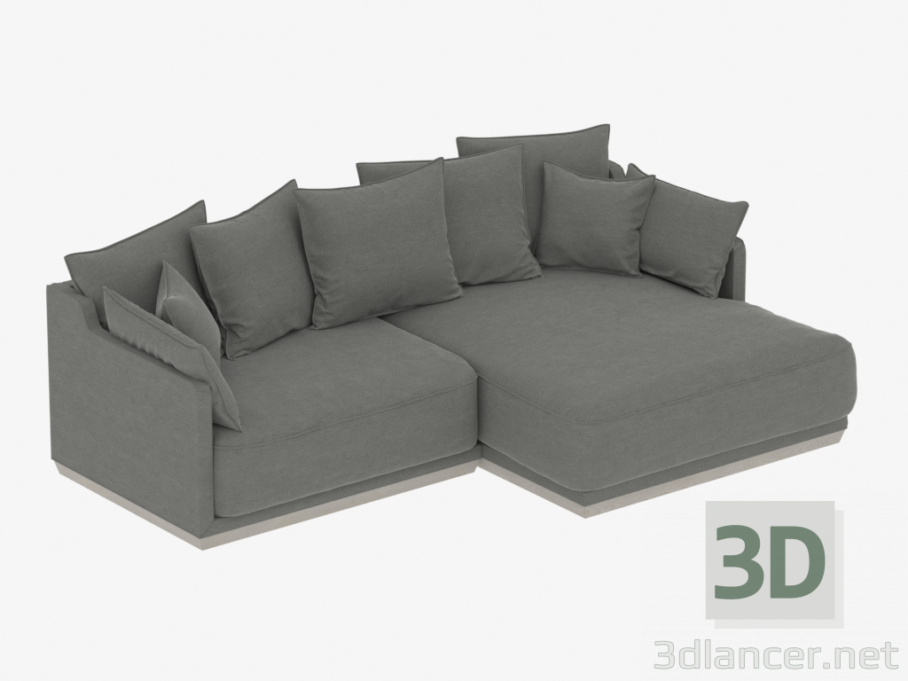 3d model Modular sofa SOHO 2480mm (art. 801-808) - preview