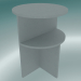 3d model Side table Halves (Gray) - preview