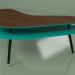 modèle 3D Table basse Boomerang (turquoise) - preview