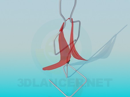 modelo 3D Estante de la ropa - escuchar modelo 3D Estante de la ropa - escuchar