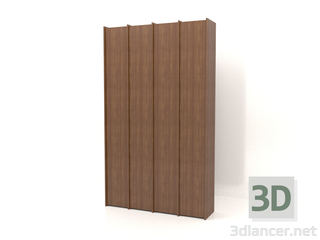 modèle 3D Armoire modulaire ST 07 (1530x409x2600, bois brun clair) - preview
