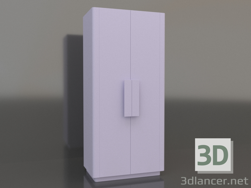 3D Modell Kleiderschrank MW 04 Lack (Option 1, 1000x650x2200, Flieder) - Vorschau