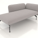 3d model Chaise longue with armrest 110 on the left - preview