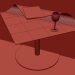 Mesa de centro 3D modelo Compro - render