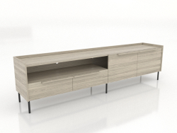 TV cabinet LARGE OPEN 2200 mm (lightened oak)