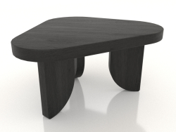 Coffee table COBBLE (S, black oak)