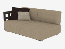 Tricô de sofá duplo (182)