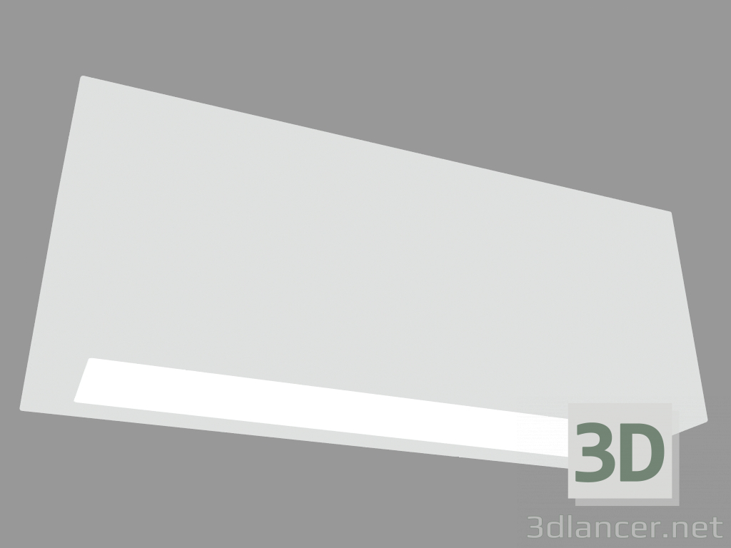 modello 3D Lampada da parete MINILIFT RETTANGOLARE (S5055) - anteprima
