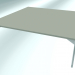 modello 3D Tavolino quadrato basso (CS40 Chrome G3, 800x800x250 mm) - anteprima