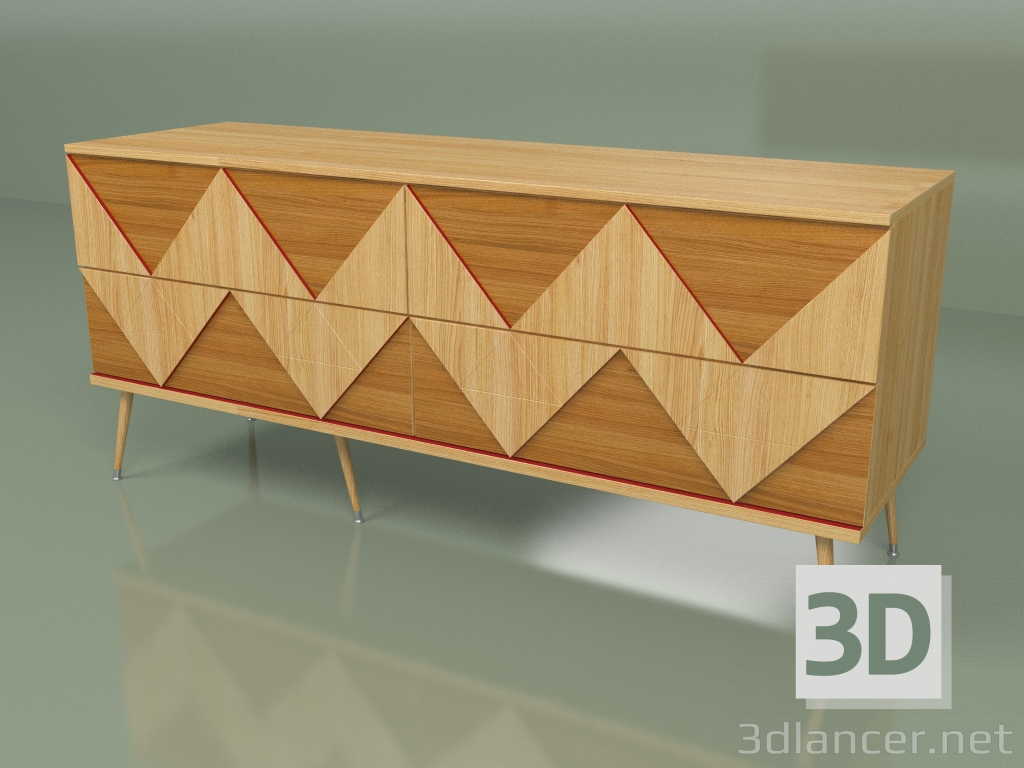 3d model Chest of drawers Granny Woo - preview