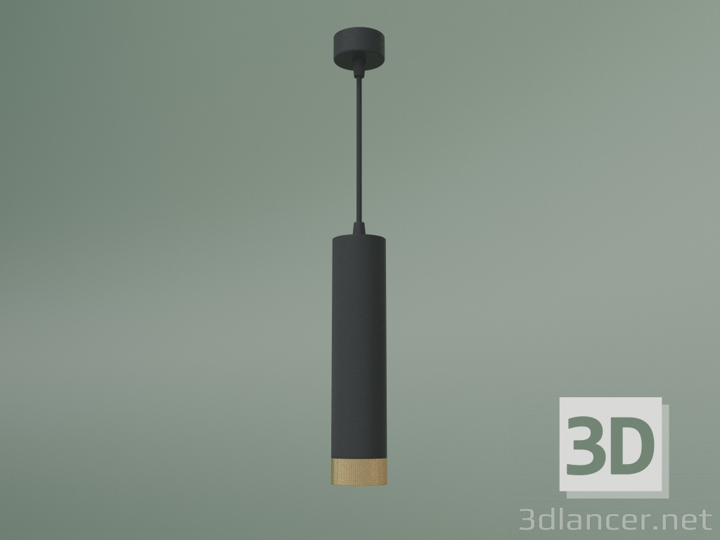 3 डी मॉडल निलंबित एलईडी लैंप टोनी 50164-1 एलईडी (काला-सोना) - पूर्वावलोकन