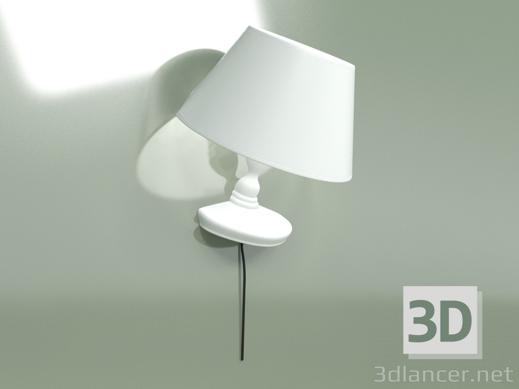 modello 3D Lampada da parete Titanic (bianco) - anteprima