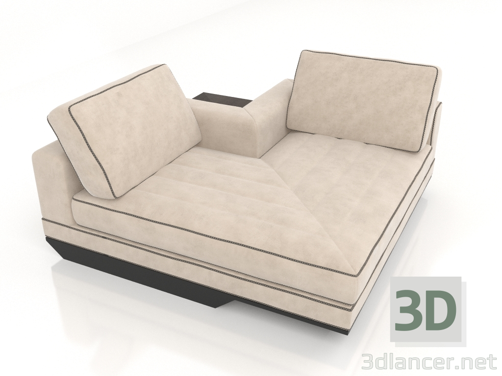 3D modeli Modüler kanepe (D654) - önizleme