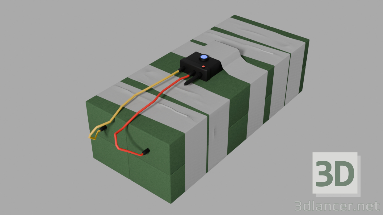 modello 3D C4 - anteprima modello 3D C4 - anteprima