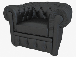 Classic leather armchair SL1001