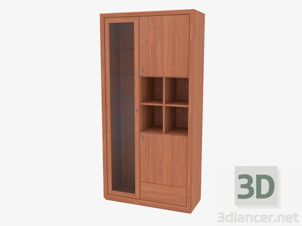 3D modeli Bir mobilya duvar merkezi unsuru (7460-30) - önizleme