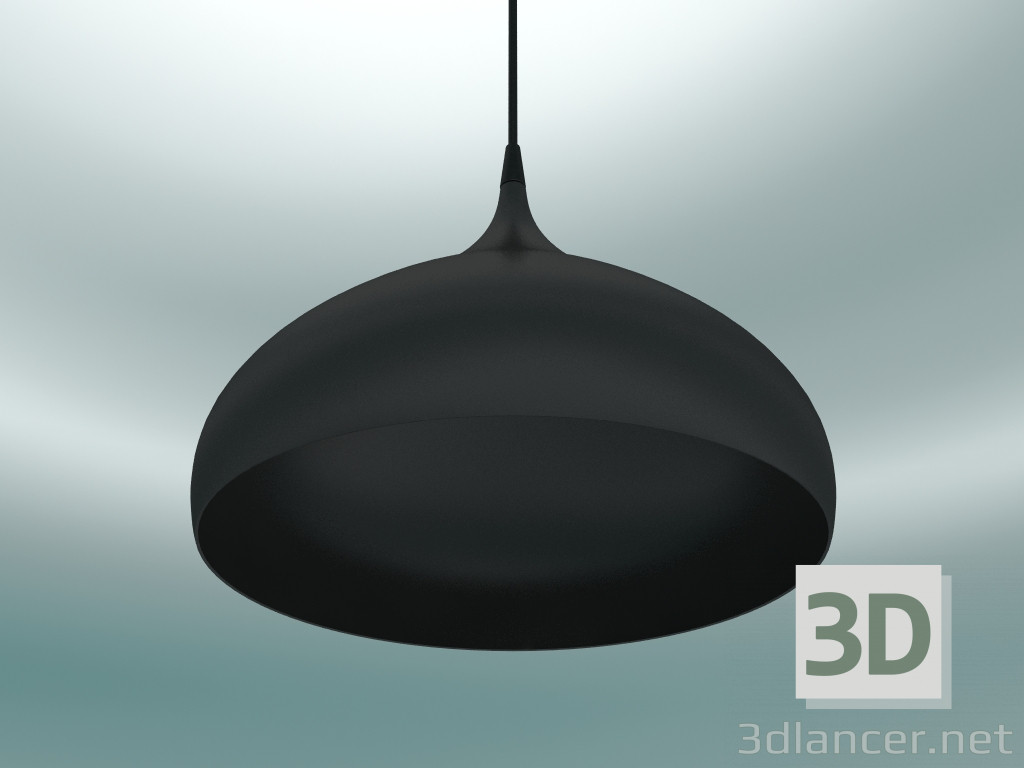 Modelo 3d Luminária pendente giratória (BH2, Ø40cm, H 34cm, preto mate) - preview