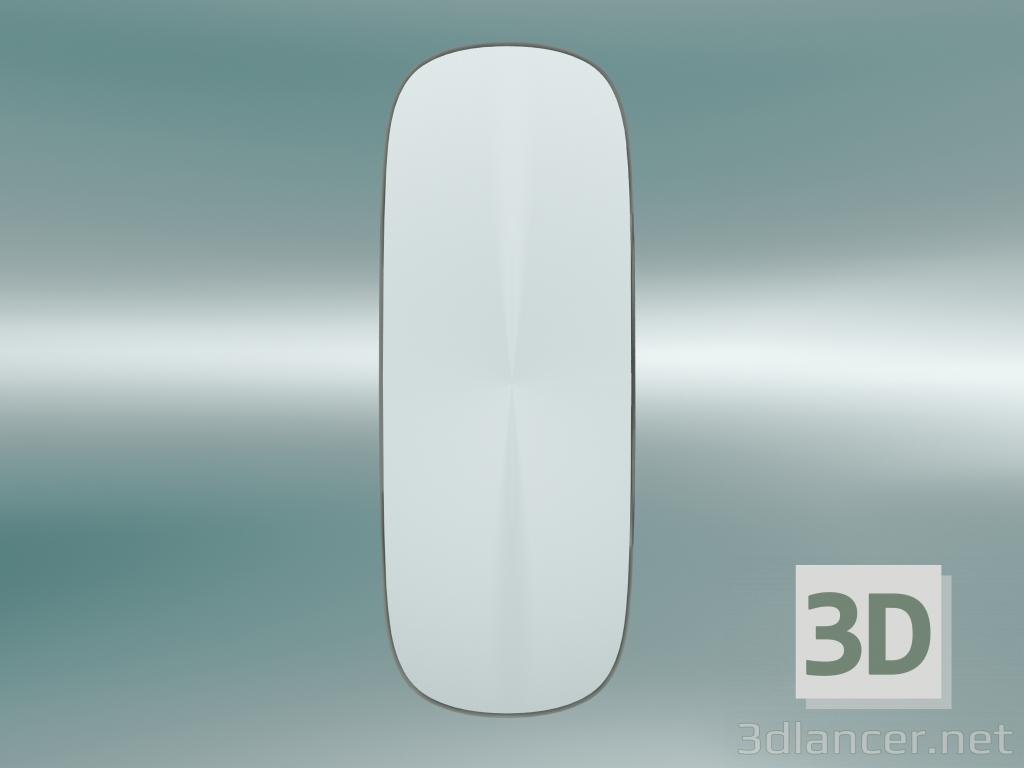 3d model Mirror Framed (Large, Gray) - preview